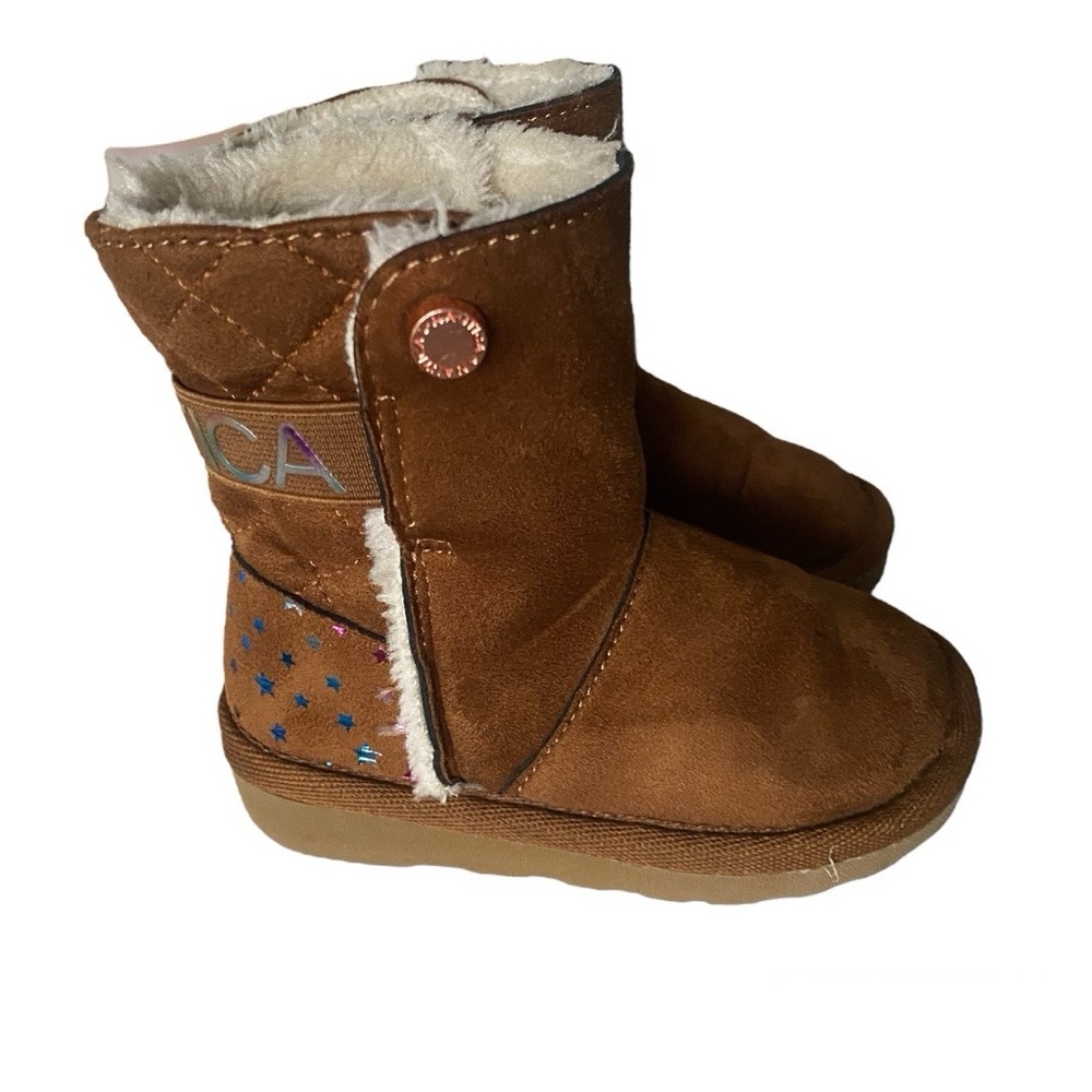 NÁUTICA Toddler Girls Faux Suede Boots SIZE 6